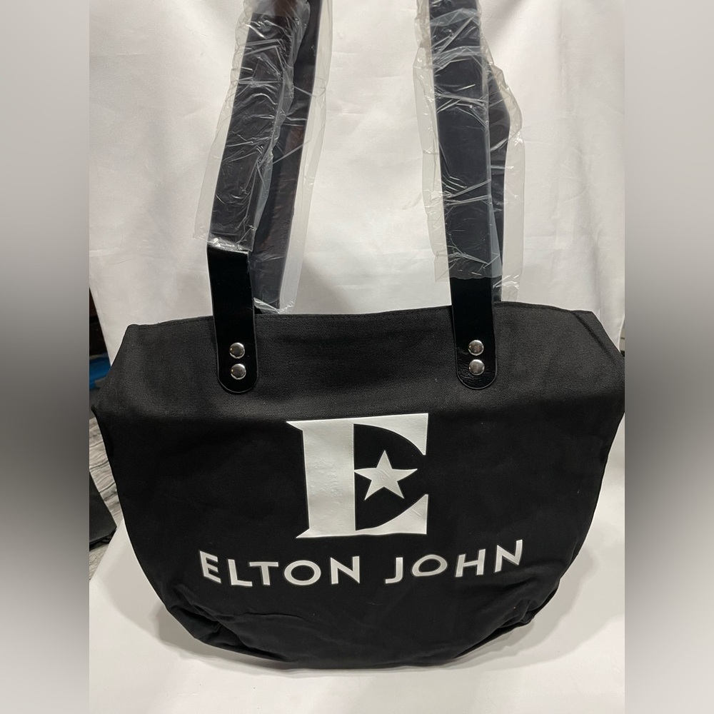 ELTON JOHN Farewell Yellow Brick Road Tour VIP Exclusive Canvas Tote Bag NEW